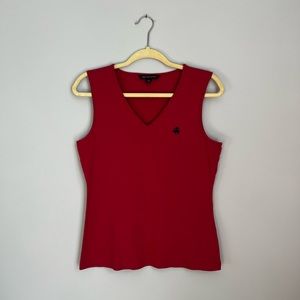 Womens Brooks Brothers Fushia Vest